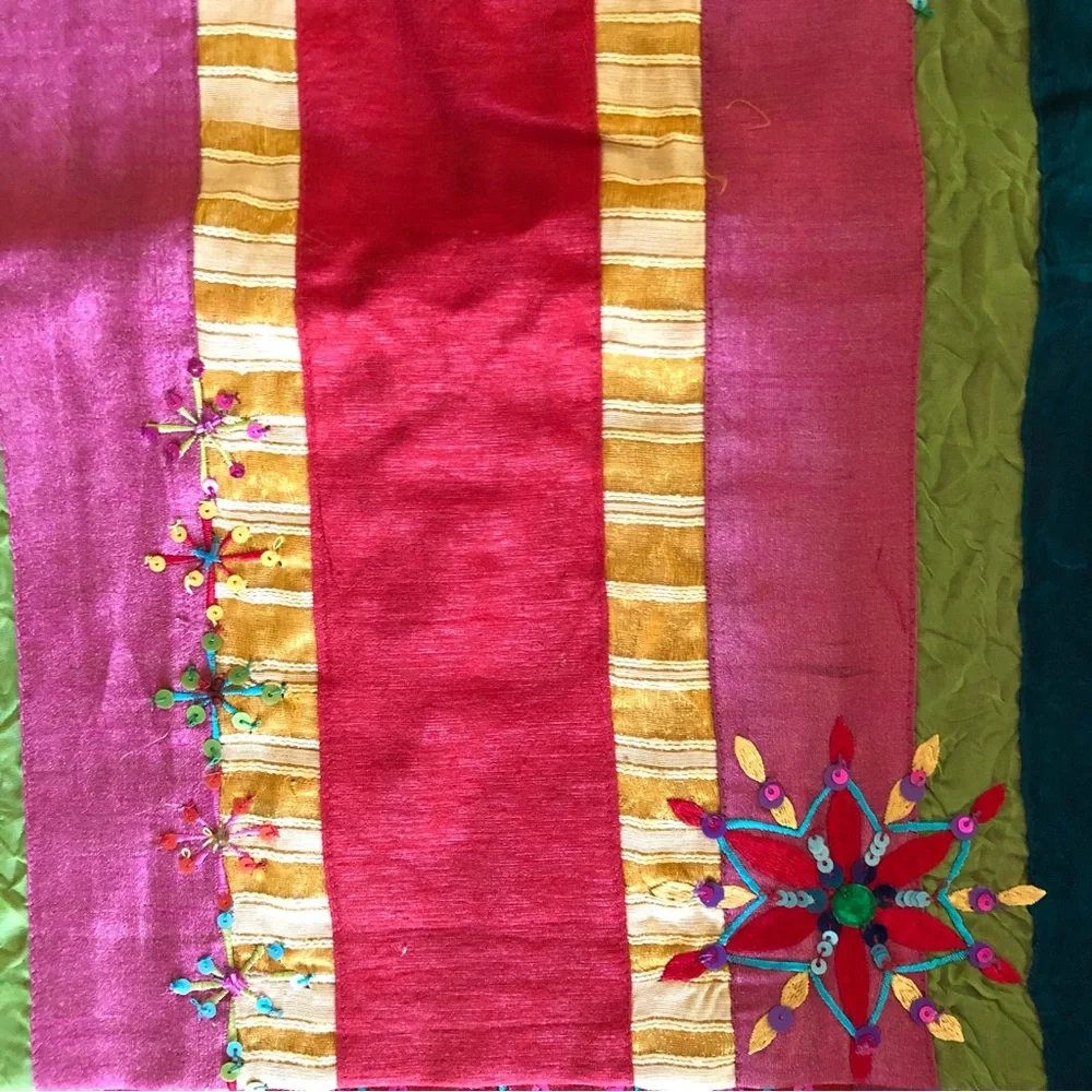 Vintage Pier 1 Colorful Table Runner